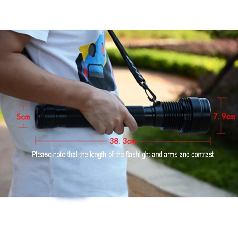 Ксеноновый фонарь 85 Вт яркий светильник поисковый 8000 Люмен перезаряжаемый