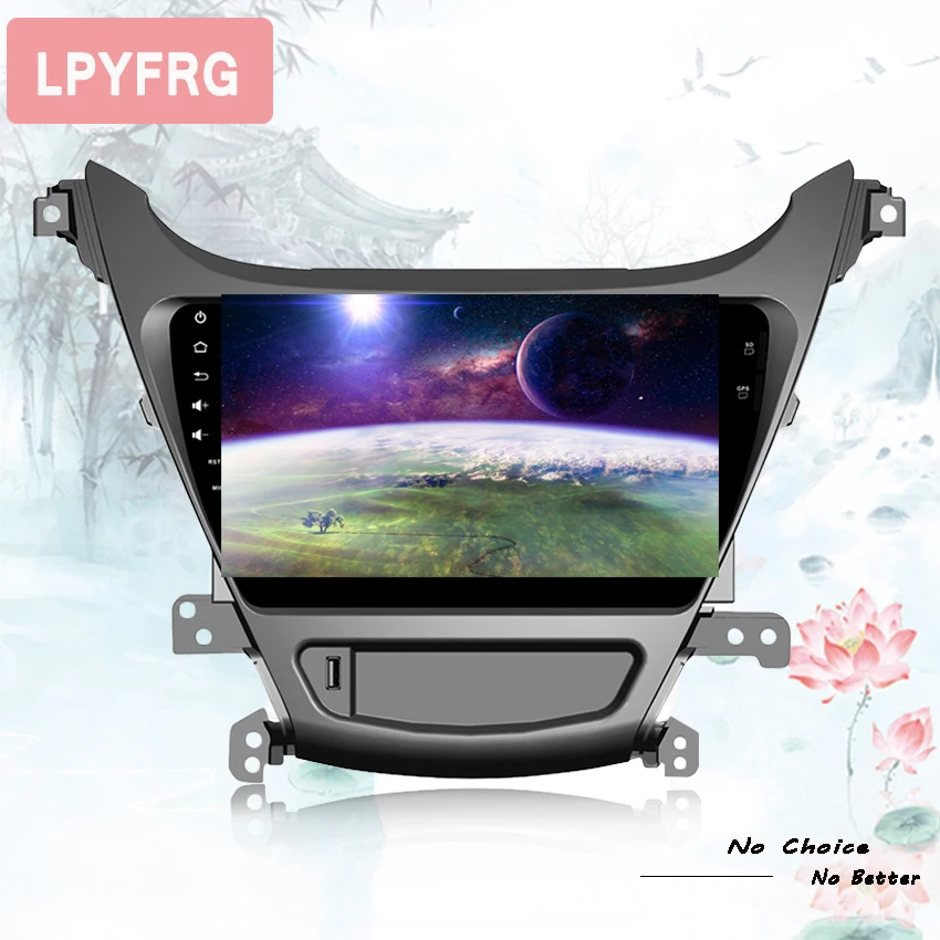 Android 10 автомобильный DVD плеер мультимедиа для Hyundai Elantra 2014 2015 GPS bluetooth навигация