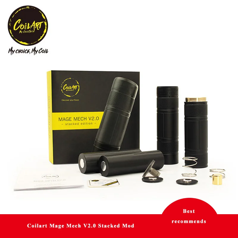 Оригинальный Coilart Mage Mech V2.0 наборный выпуск mech Mod электронная сигарета мод 510 поток