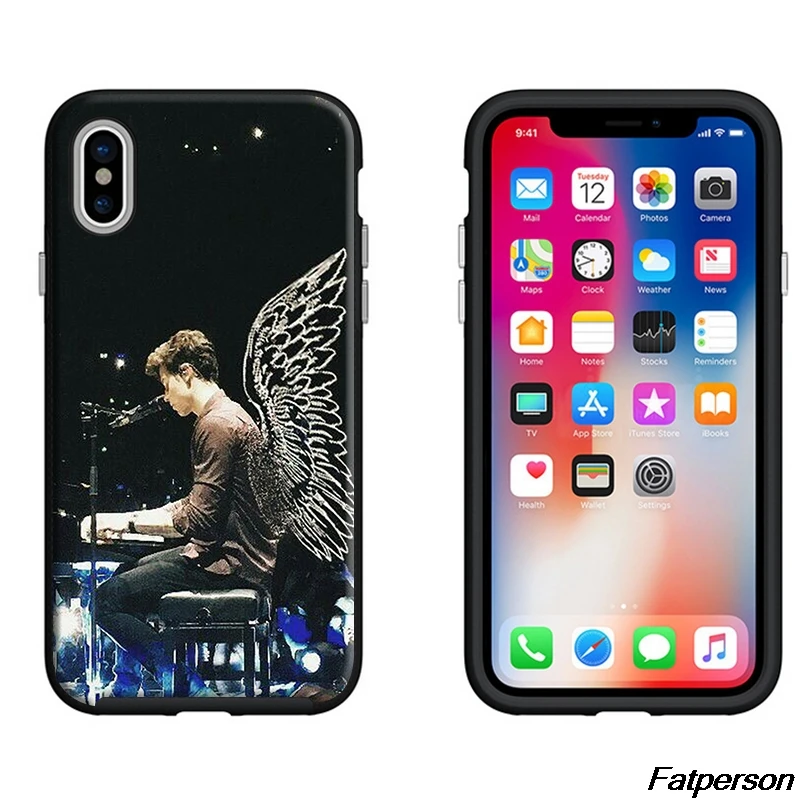Shawn Mendes черный мягкий силиконовый чехол для телефона из ТПУ Apple iPhone X10 8plus 7 7plus 6s 6plus