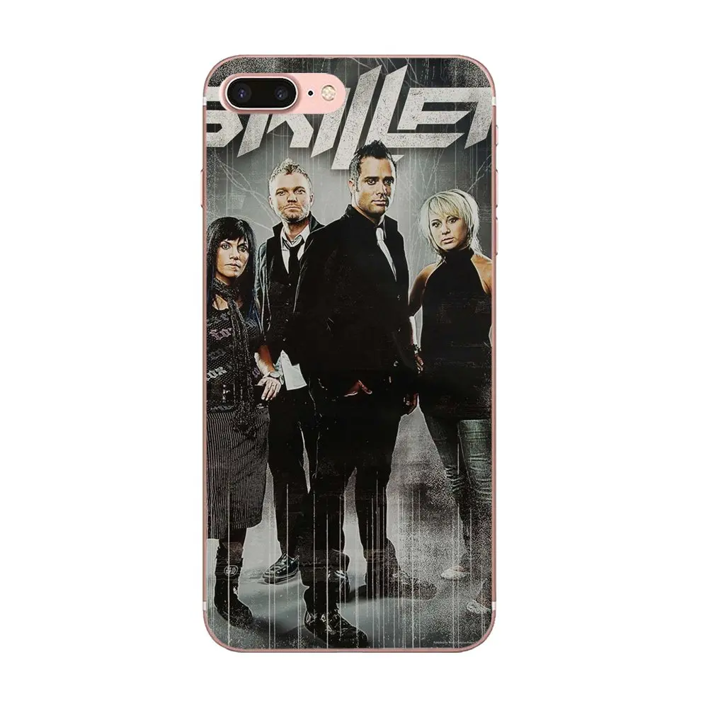 Skillet рок логотип бренда для HTC 530 626 628 630 816 820 One A9 M7 M8 M9 M10 E9 Plus U11 Moto G G2 G3 G4 G5 Мягкий ТПУ