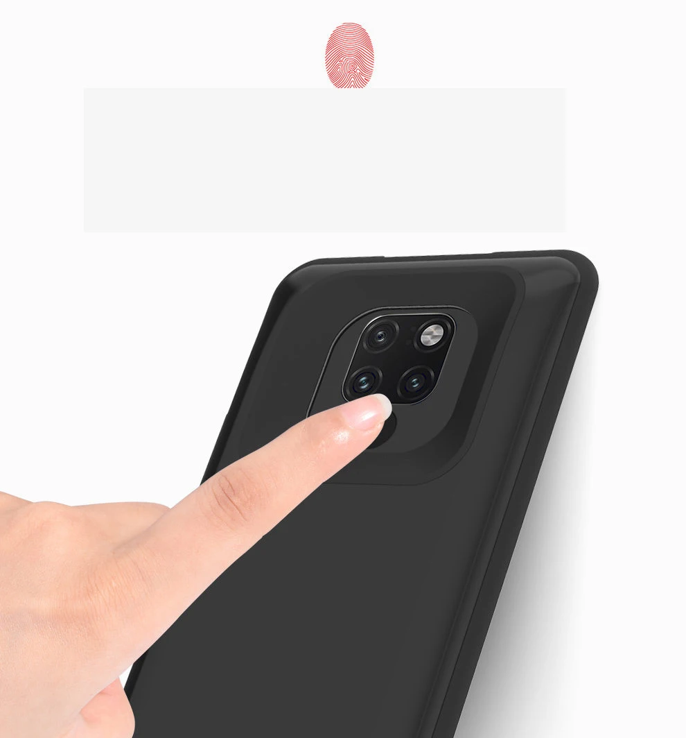 Чехол для зарядного устройства Huawei Mate 20 Pro тонкий Ударопрочный силиконовый
