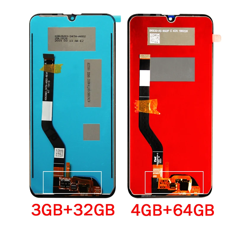 Для Huawei Y7 2019/Y7 PRIME 2019 ЖК дисплей + сенсорный экран дигитайзер в сборе 100% новый