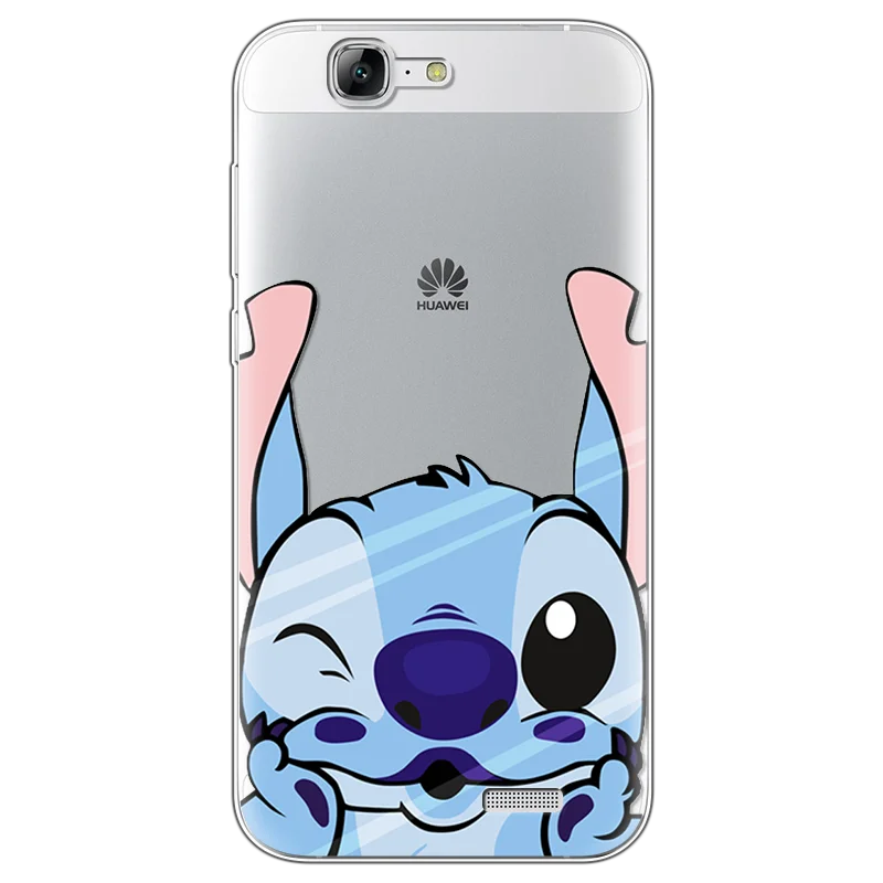 sinvbi Мультяшный милый ТПУ защитный чехол для Coque huawei G7 прозрачный для huawei Ascend G7 C199 5,5 дюймов чехол задняя крышка с рисунком - Цвет: sinvbi