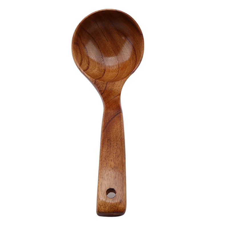 Ложка для супа в японском стиле столовая посуда с длинной ручкой антипригарная