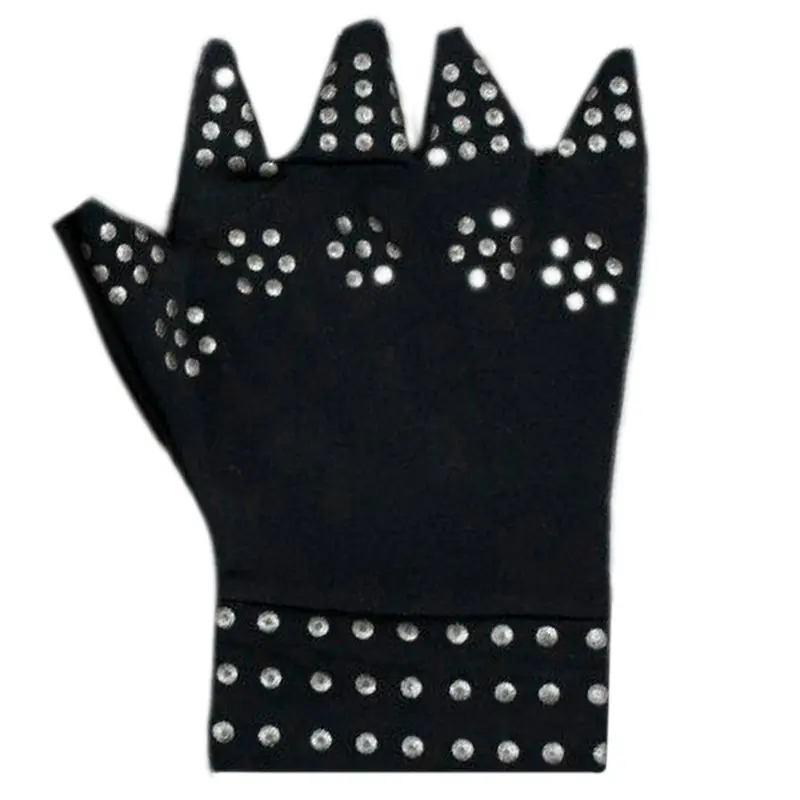 Перчатки без пальцев для взрослых с магнитной терапией облегчения боли при