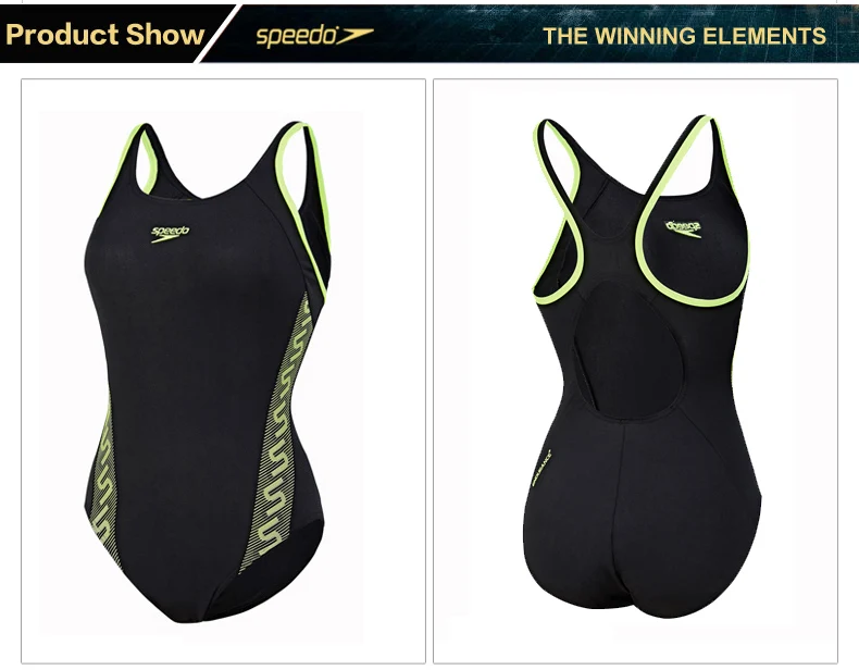 Speedo профессиональный женский купальник монограмма мускулатура выносливость +