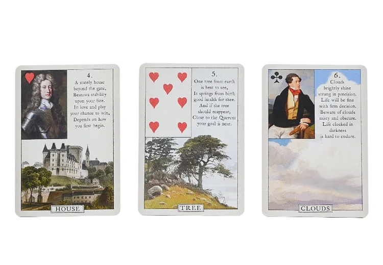 36 печатная плата игры Игральные карты синяя птица Lenormand не Таро английская