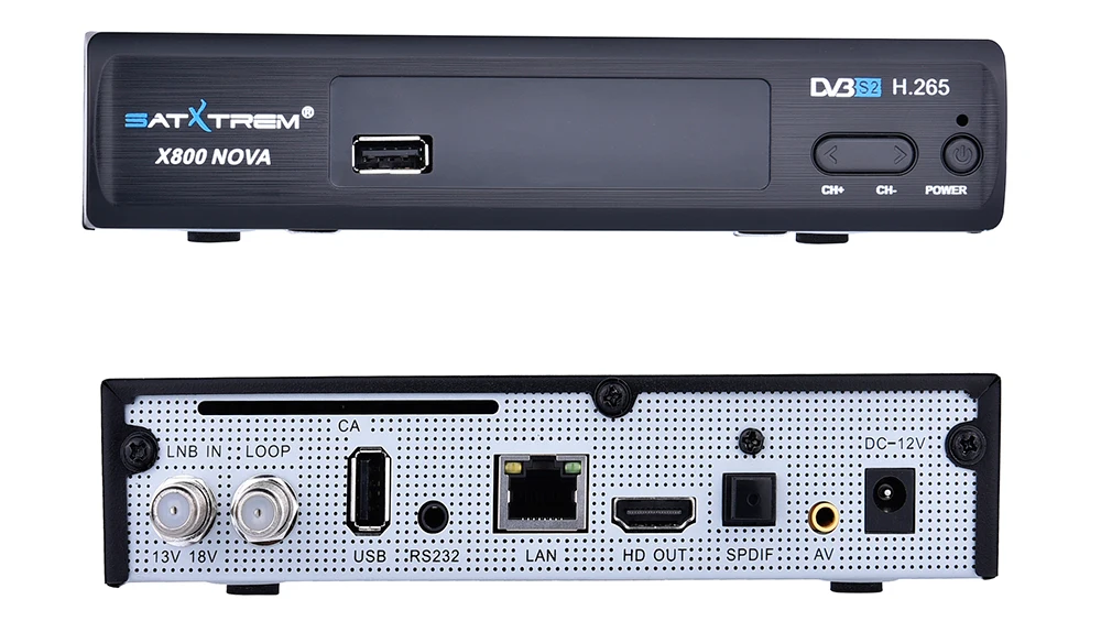 Satxtrem X800 Nova Clines Испания Ip ТВ комбо декодер 1 год 8 Clines Европа Satelite рецептор H.265 DVB-S2 спутниковый ТВ приемник