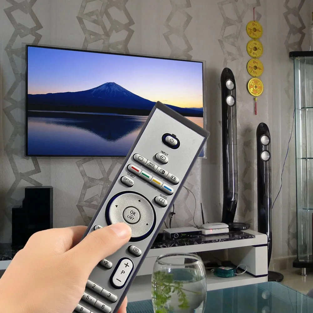 Универсальный умный пульт дистанционного управления для Philips tv СВЕТОДИОДНЫЙ EVD PFL RC 440/01 4404 4420 4703 с кнопкой Ambilight
