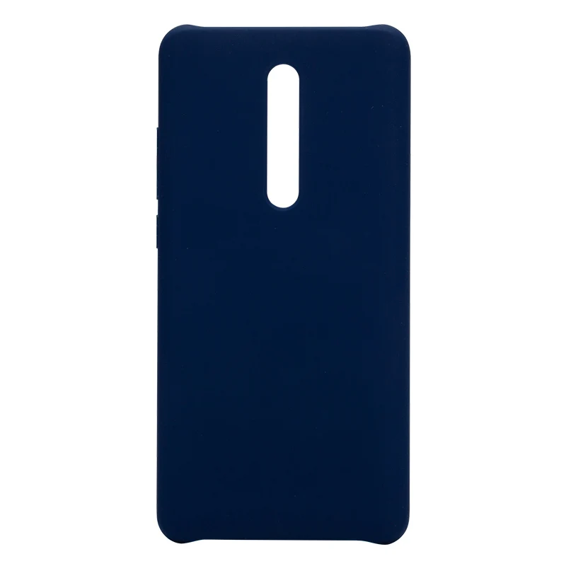Blue Настоящая жидкая кожа Xiaomi Redmi K20 Pro Чехол Силиконовый официальный K20 противоударный тонкий защитный чехол - Цвет: Blue