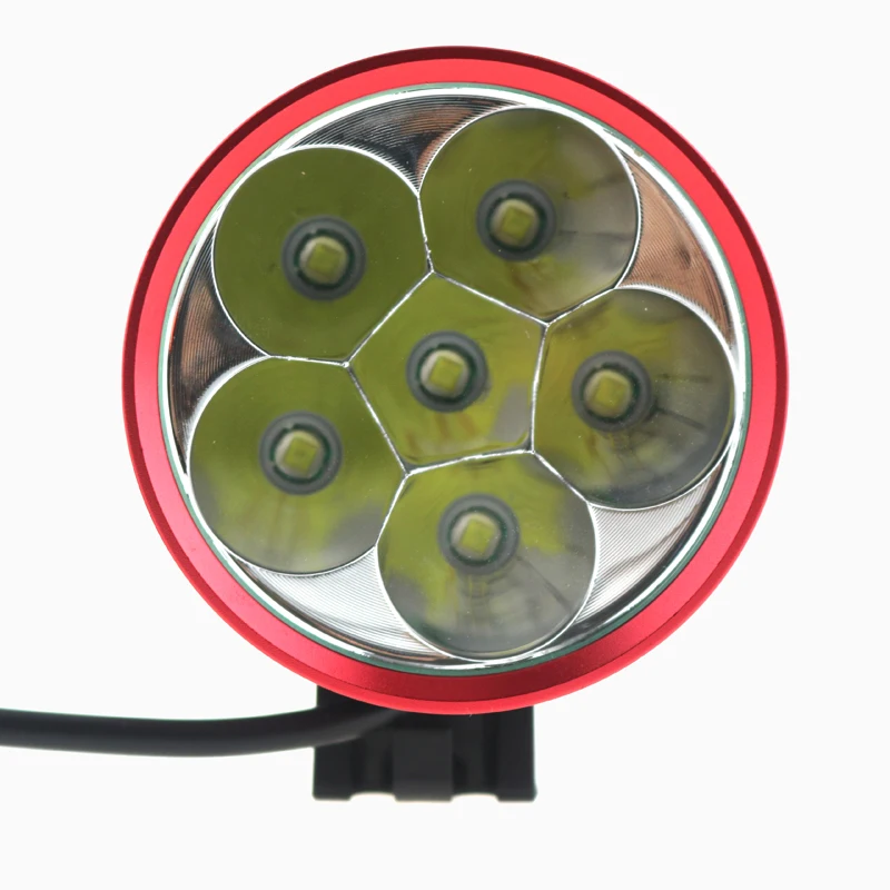 Фонарь для горного велосипеда 8000LM 6x Cree XM L T6 светодиодная велосипедная фара