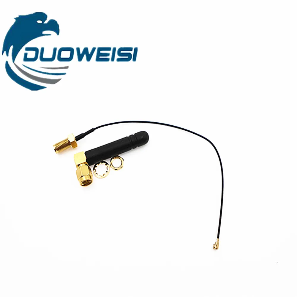 

433MHz Wifi Module Elbow Antenna SMA Connector RF Transponder Device Antenna IPEX
