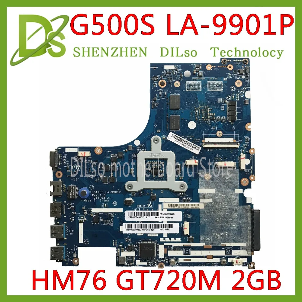 KEFU LA-9901P материнская плата для ноутбука lenovo G500S материнская плата VILG1 LA-9901P HM76 протестирована