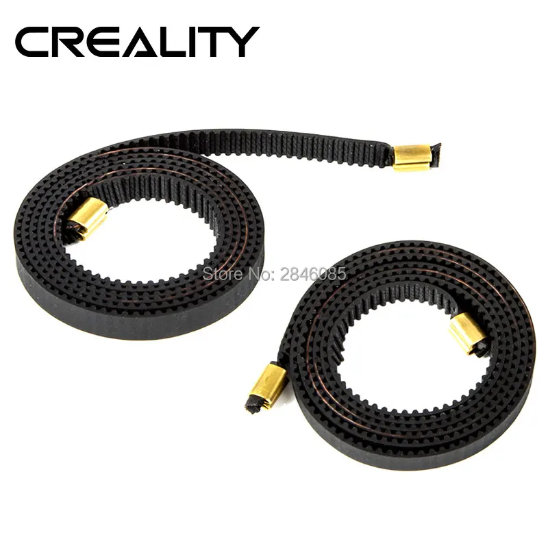 Creality черный резиновый GT2-6mm открытый ремень ГРМ ось X 765 мм+ ось Y 720 мм длина ремня Замена для Ender-3 принтера