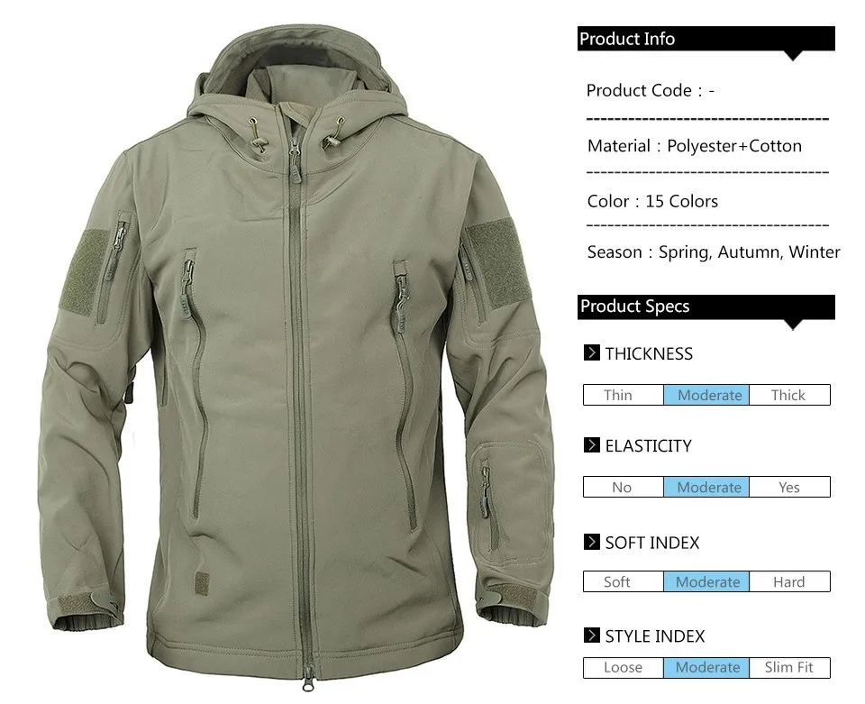 Refire gear новые тактические уличные камуфляжные куртки с капюшоном мужские мягкие оболочки пальто водонепроницаемая ветровка Спортивная походная верхняя одежда