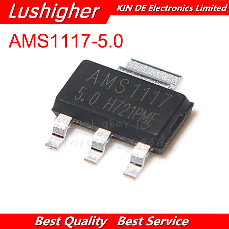 20 штук AMS1117 5.0 СОТ 223 5 0 V 1A|voltage regulator| |
