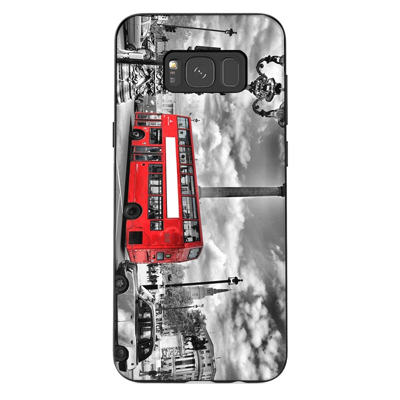 Desxz TPU силиконовый чехол для телефона с принтом «londonbus для samsung GALAXY J6 A3 A5 A30 A10 A40 A50 A70 A7 A8 A9 A6 плюс Защитная крышка