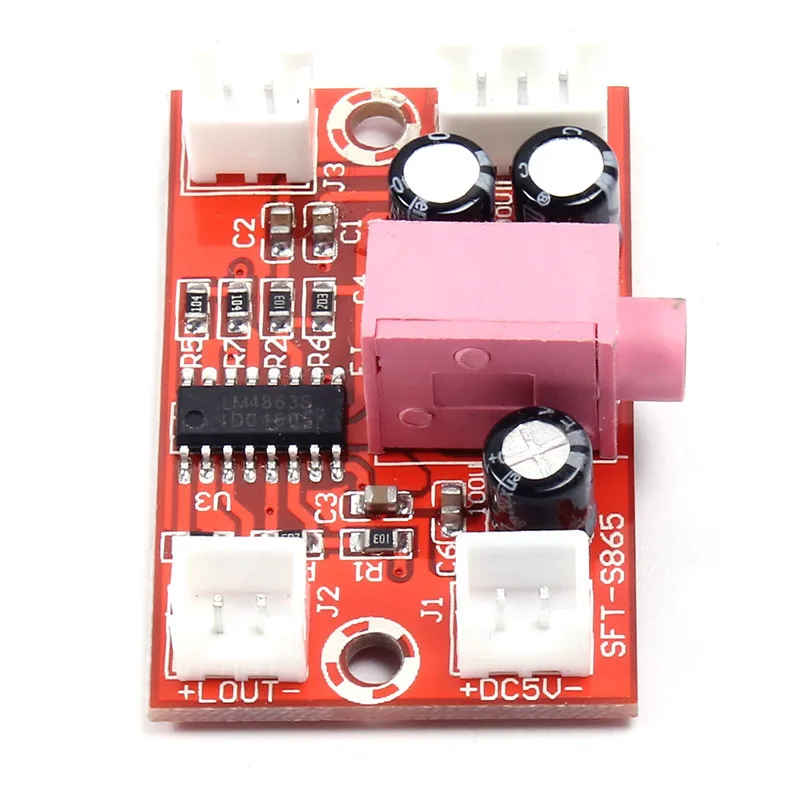 Мини Hi-Fi LM4863 5 В 3 Вт + двухканальный усилитель для жара плата SFT-S865 | Электроника