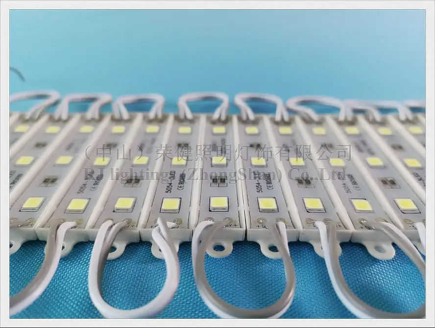 Светодиодный модуль супер яркий SMD5054 светодиодный светильник ing Модуль светильник задняя светильник для знак 5054 DC12V 3*0,4 W 1,2 W 150lm IP66 75 мм* 12 мм 3 светодиодный