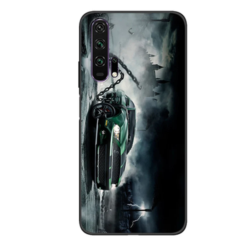Чехол для Huawei Honor 20 Pro Мультяшные силиконовые чехлы телефонов с принтом животных