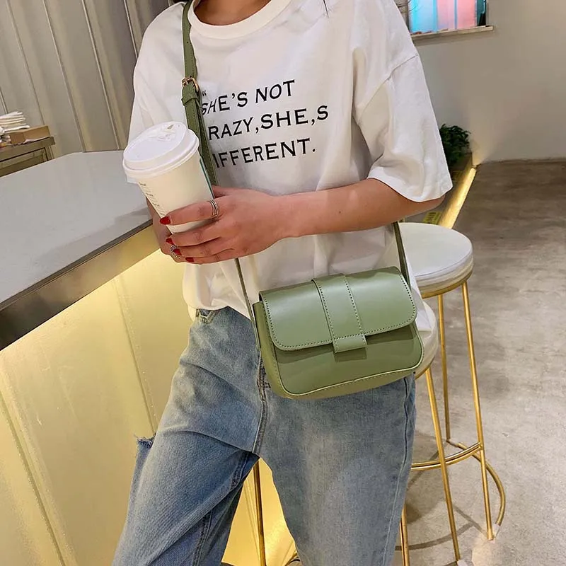 Сумка для Для женщин 2019 модная обувь из кожи пу однобортная плеча сумки