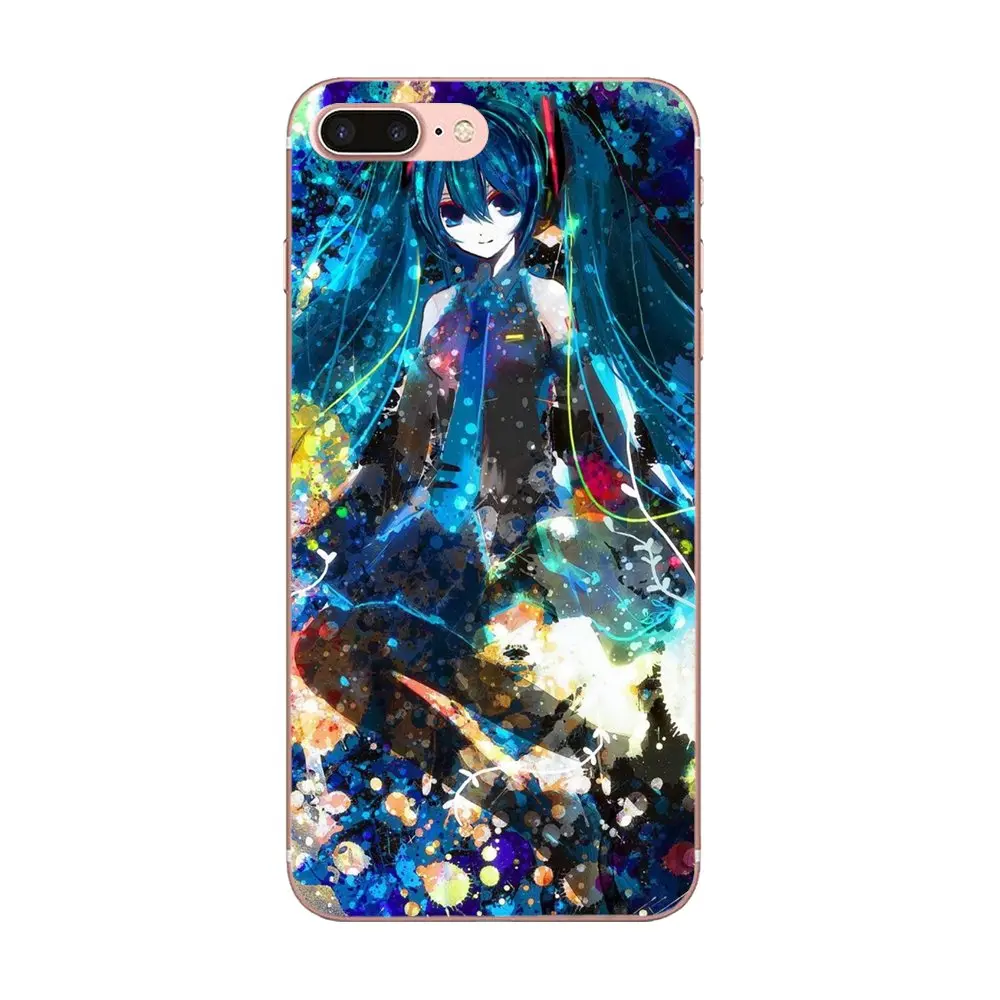 Японский аниме Hatsune Miku Beauty Girl для Huawei P8 P9 P10 P20 P30 Mate 7 8 9 10 20 Lite Plus Pro 2017 мягкий
