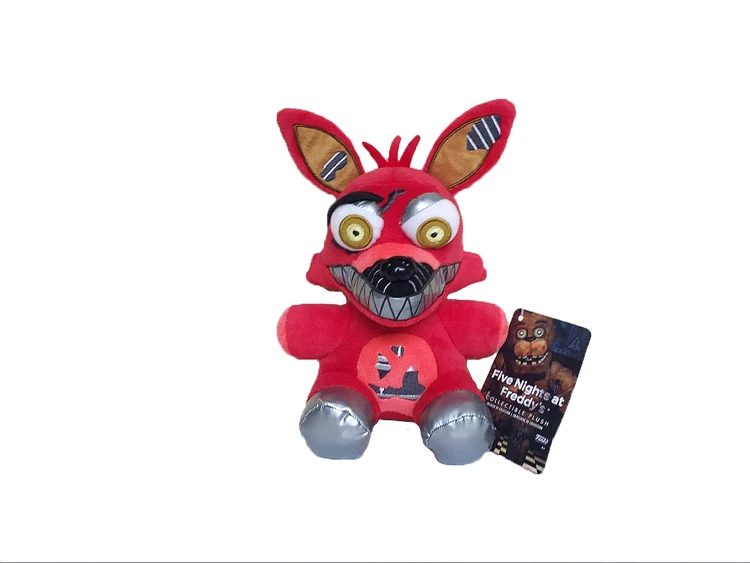18 см Фокси плюшевая игрушки FNAF Five Nights at Freddy's nightster Foxy игрушка, лиса плюшевая мягкая игрушка кукла подарки для детей