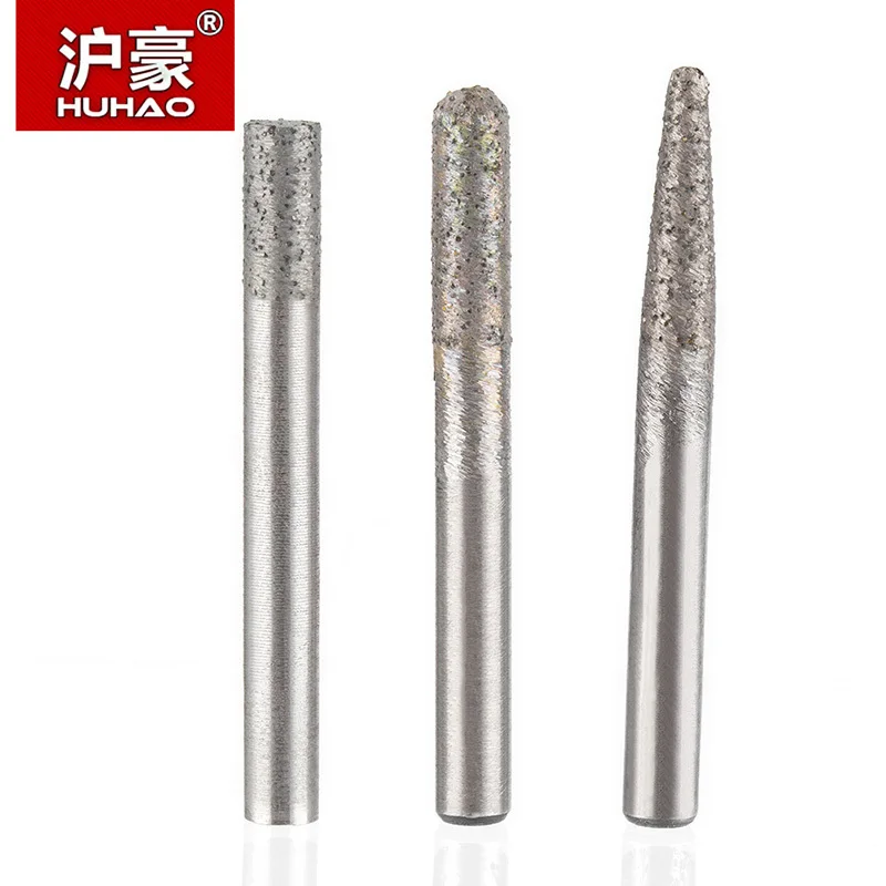HUHAO 1PC Sintered CNC Stone Carving Bits Deep Embossed Engraved Granite Diamond Metal Powder Engraving Machine Tool|carving bits|cnc engraving
