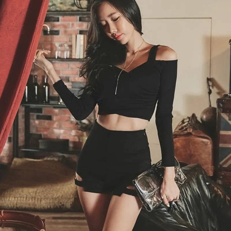 Винтажные обтягивающие шорты с высокой талией Сексуальные клубные праздничные