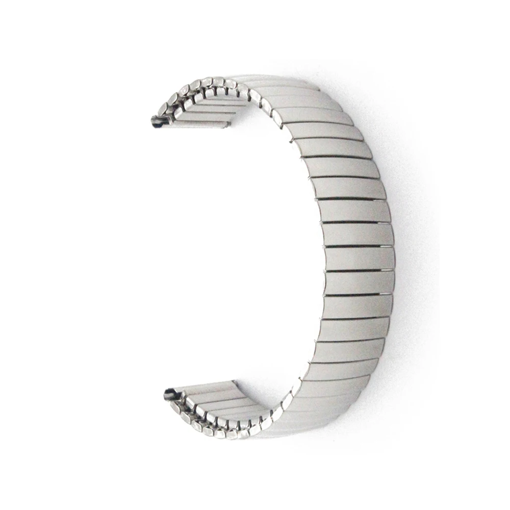 Stainless Steel Watch Band 22mm for Samsung Gear S3 Classic / Frontier Elastic Strap Loop Wrist Expansion Belt Bracelet Silver
