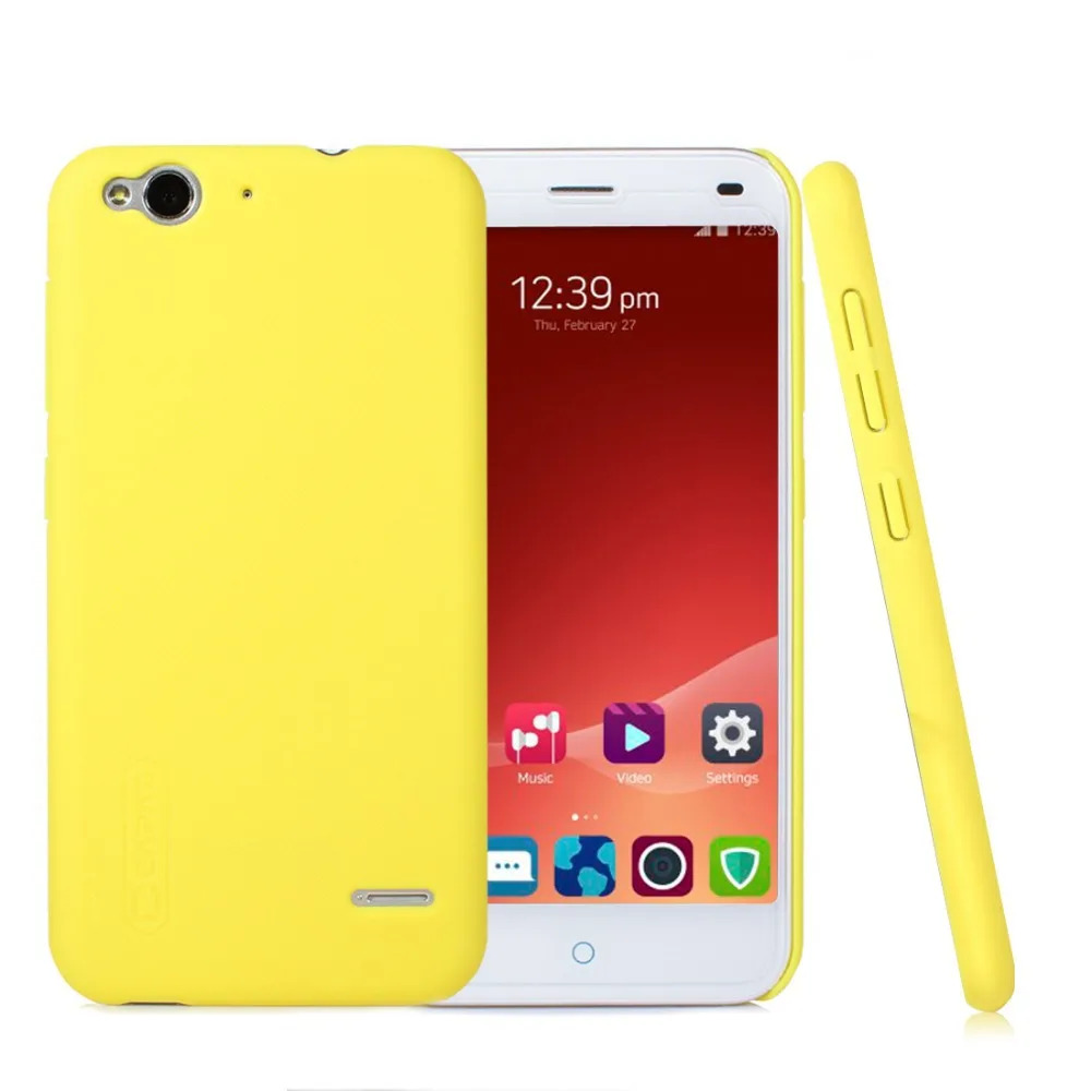 In Stock Genuine Matte Plastic Case for ZTE Blade S6 Frosted Hard Phone Cover Shield for ZTE Blade S5 5" Only Gold Red Gift