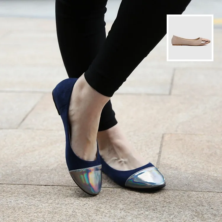 Летняя женская обувь сезон весна-осень женские туфли на плоской подошве с