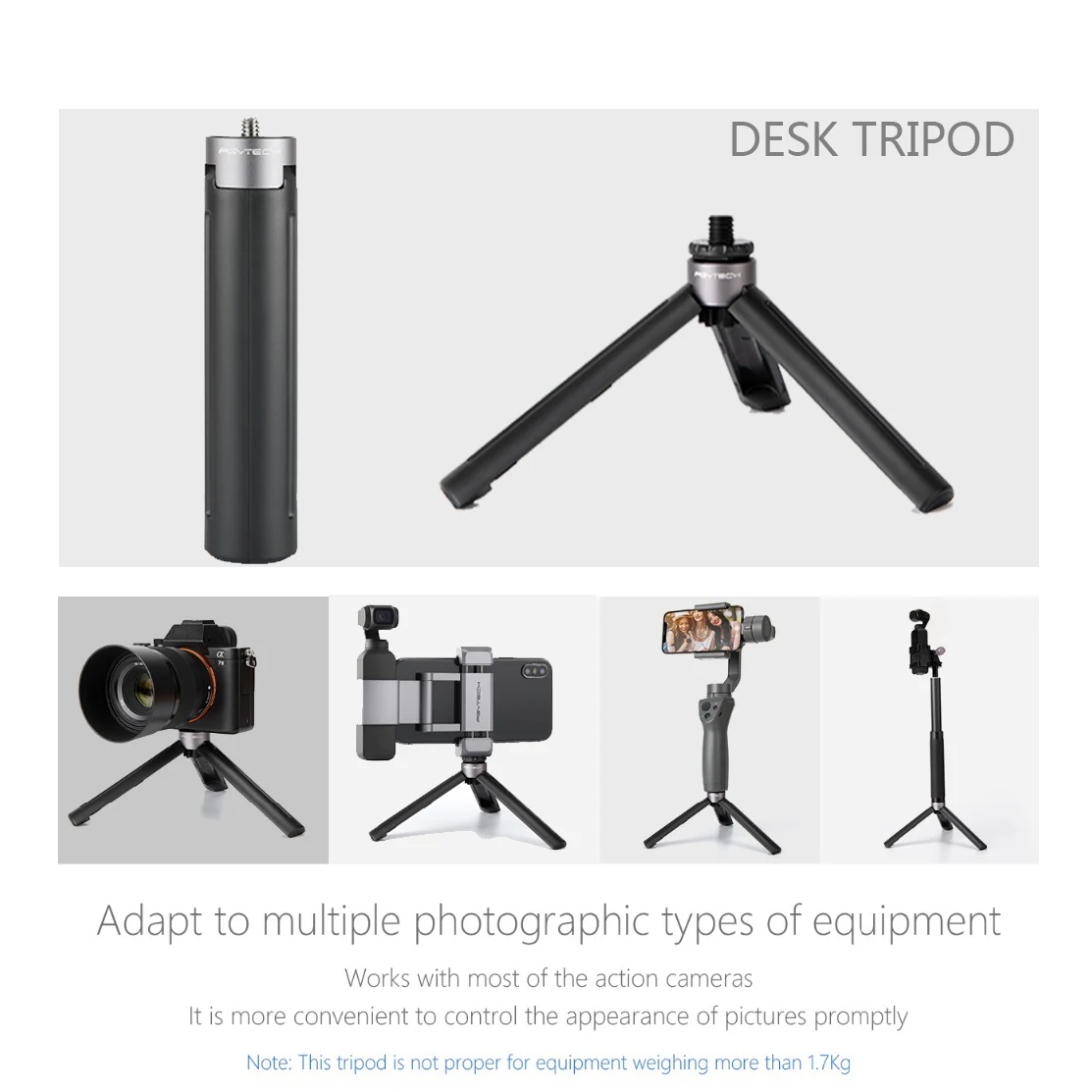 5 вариантов PGYTECH DJI OSMO Карманный держатель для телефона стабилизатор адаптер крепление для DJI OSMO Карманный ручной карданный аксессуар