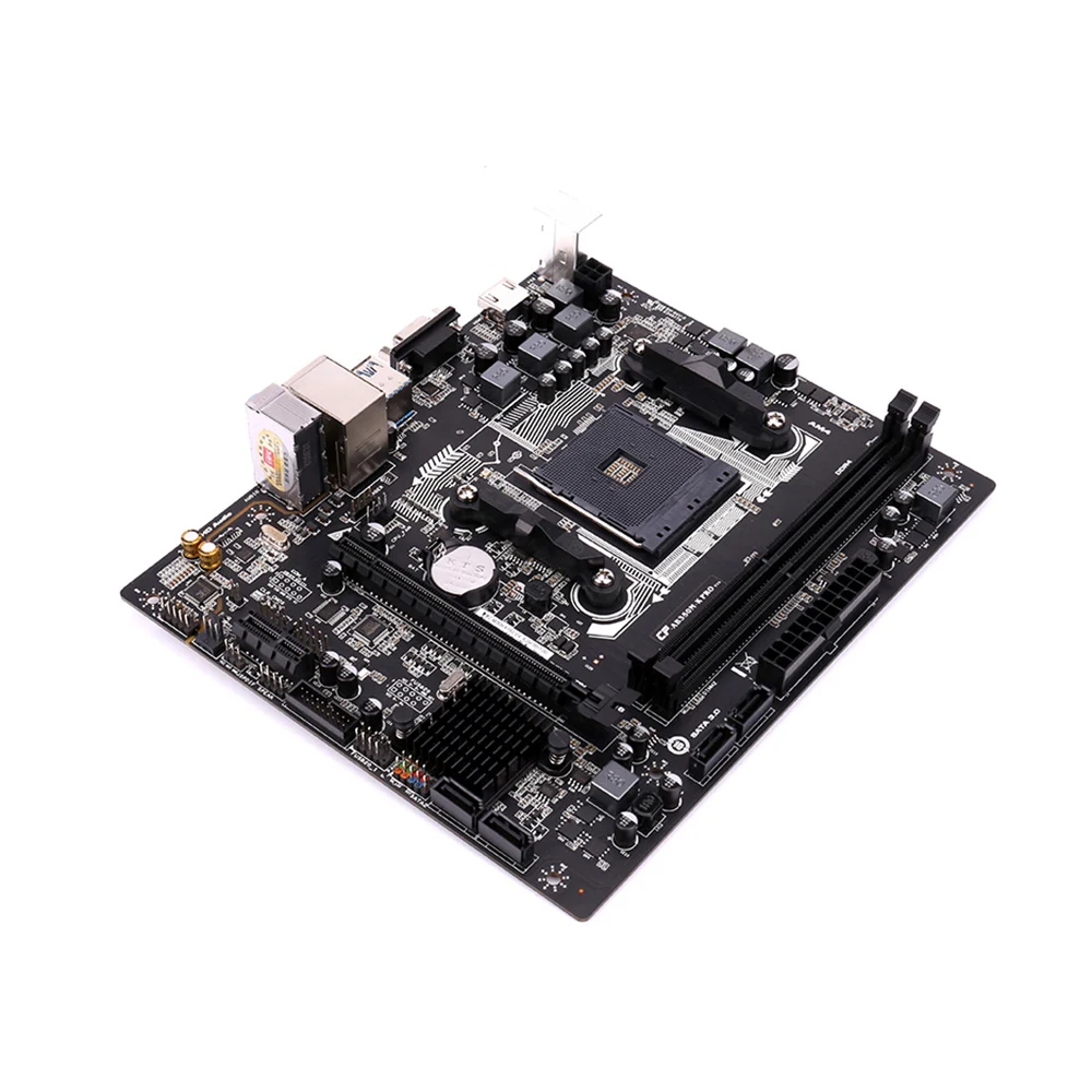 Цветная системная плата AB350M PRO V14 AMD B350/AM4 материнская плата VGA+ HDMI SATA3.0 6 ГБ/сек. V14 материнская плата