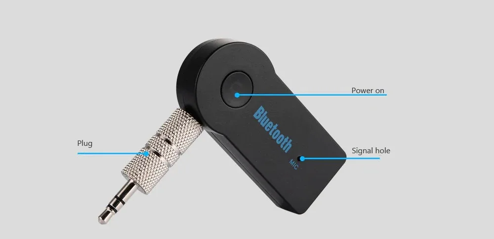 Беспроводной Bluetooth приемник передатчик адаптер 3,5 мм разъем для автомобильной музыки аудио Aux A2dp для наушников Reciever Handsfree