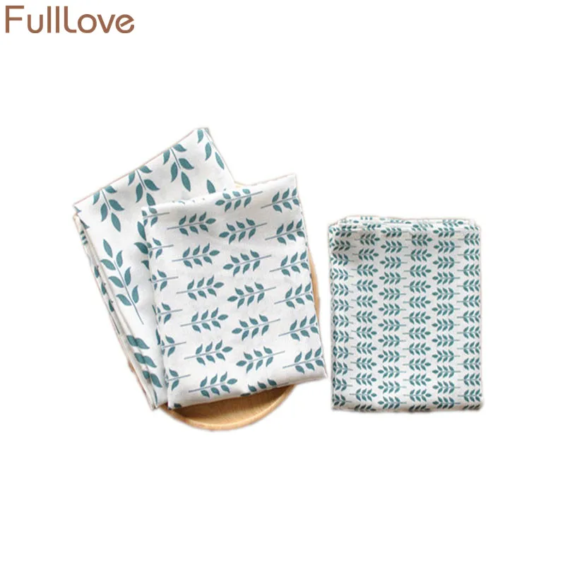 FullLove 2 шт./компл. 45*60 см скатерть с принтом листьев кухонная салфетка подставка для