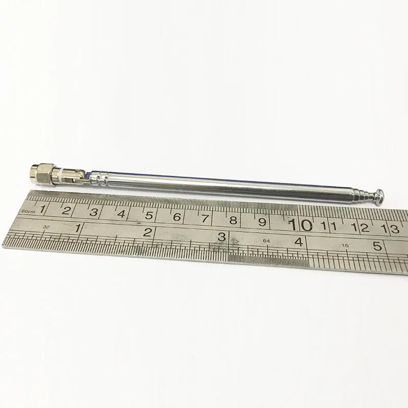 2 шт. Замена 132 мм 6 Секций Телескопическая антенна SMA male для радио ТВ DIY Новая
