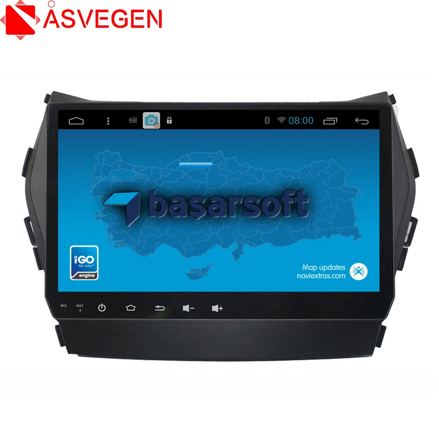 

Asvegen Android 6,0 четырехъядерный Автомобильный GPS Радио DvD-плеер для Hyundai Santa Fe IX45 2G + 16 Гб HD сенсорный экран мультимедийный плеер
