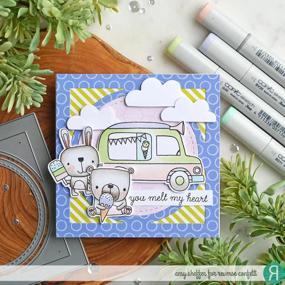 Cream-Social-Reverse-Confetti Transparent Clear Stamps and metal cutting die /Seal for DIY scrapbooking/photo album Decorative | Дом и сад