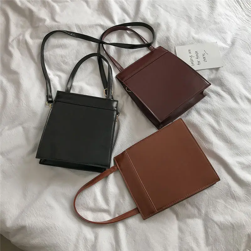 Простая однотонная сумка через плечо для женщин 2019 сумки-мессенджеры женская 40AP02