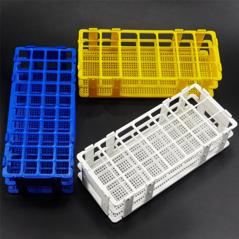 

3 Layers Plastic Test Tube Rack Holder Support Burette Stand Laboratory Test tube Stand Shelf Lab Supplies