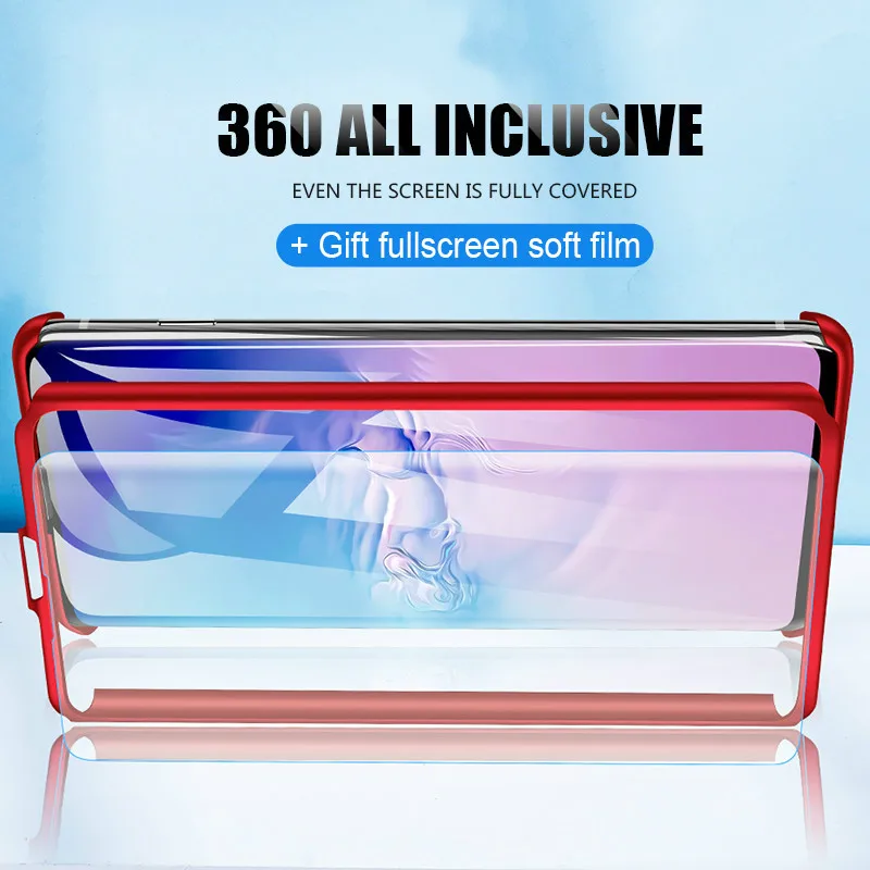 BALMORA Phone Case for Samsung Galaxy S10 S9 S8 plus case S7 Edge cover 360 Degree samsung S10E Note 8 9 Protection Cases |
