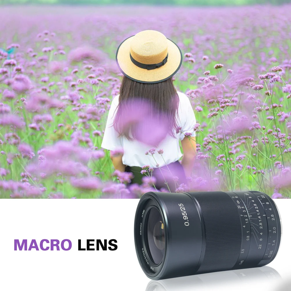 Mcoplus 25 мм F0.95 супер Большая диафрагма ручной фокус объектив APS C для Fuji X mount/для Sony E