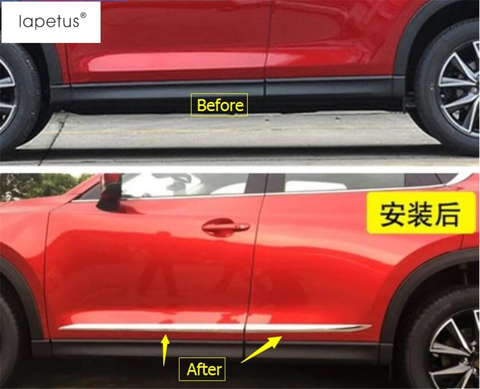 Lapetus аксессуары подходят для Mazda CX 5 CX5 2017 2021 внешний корпус автомобильной двери