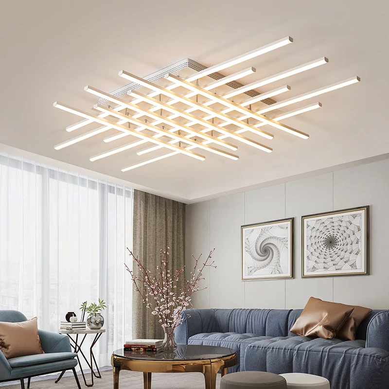 TRAZOS прямоугольные Алюминиевые Современные светодиодные потолочные лампы для