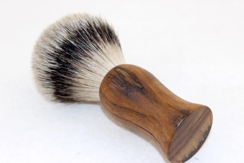 Frank Shaving-набор натурального черного дерева, щетка для волос Silvertip 22 мм, чаша для бритья#4, подарочный набор для бритья/комплект# SI22-EW37BW