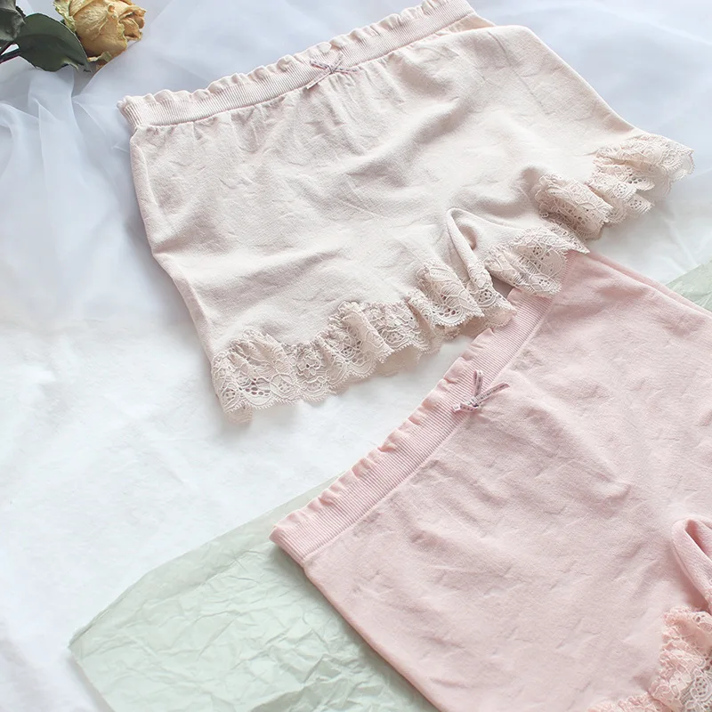 SP &amp CITY кружевные милые бесшовные безопасные Короткие штаны для женщин высокая