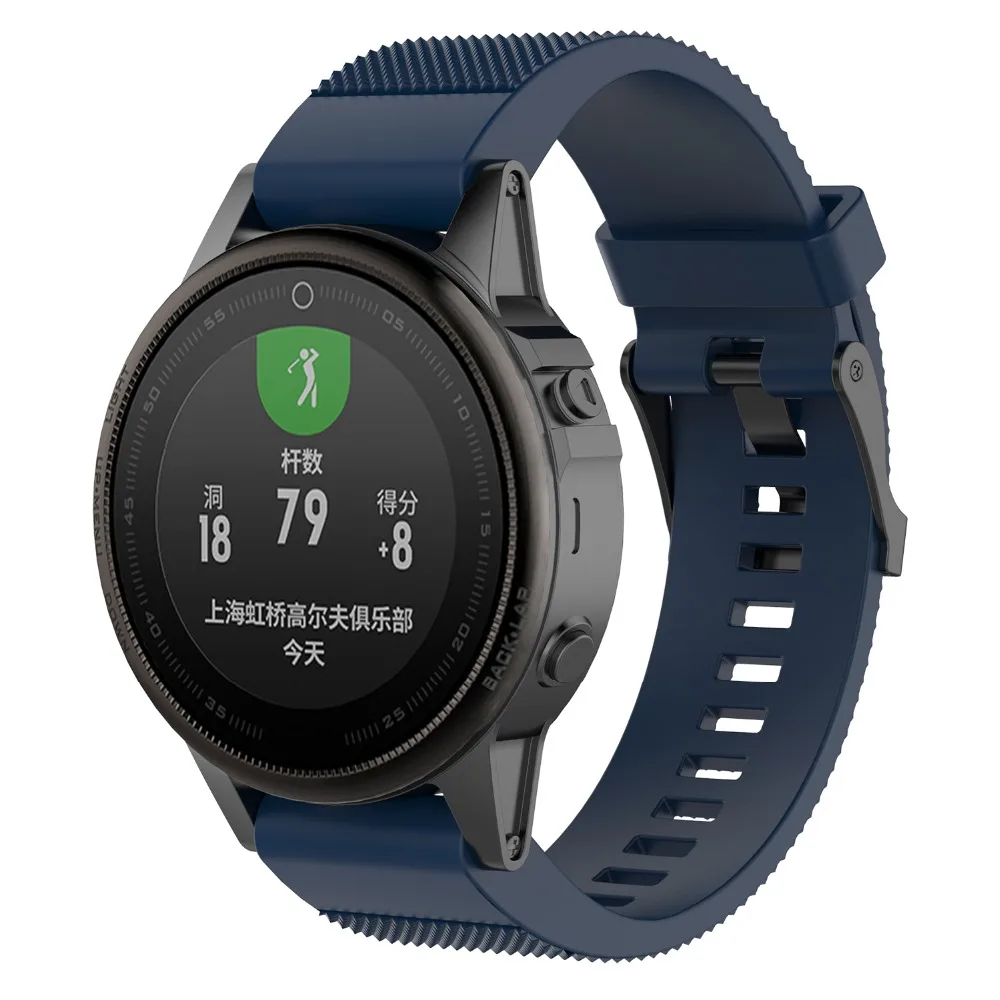 Ремешок силиконовый для Garmin Fenix 20 мм | Электроника
