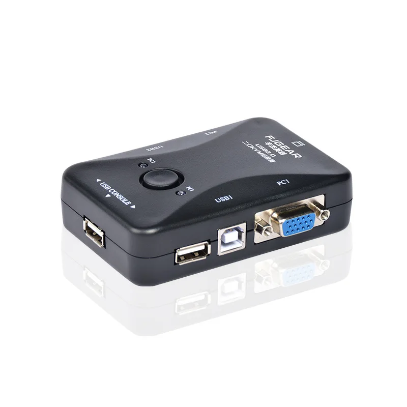 2 порта USB KVM переключатель клавиатуры мышь для Переключения Селектора адаптер